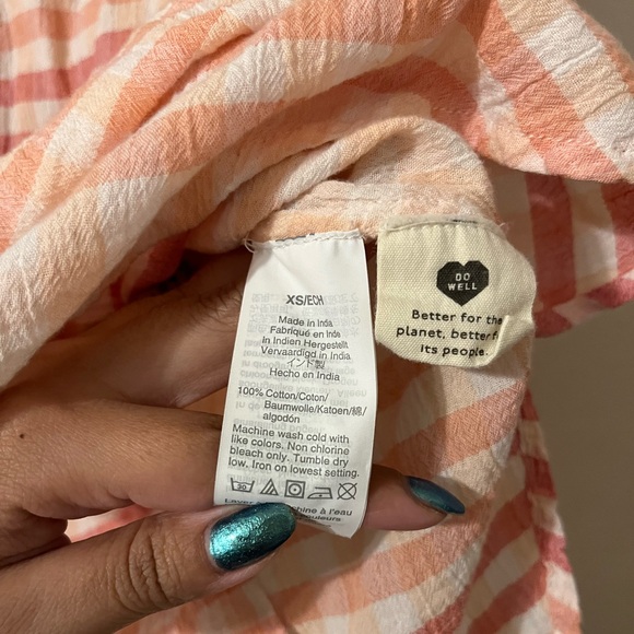 Madewell Central Tunic Gingham Shirt - Picture 3 of 6